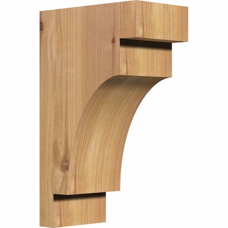Mediterranean Smooth Corbel, Western Red Cedar, 3 1/2"W x 6"D x 10"H